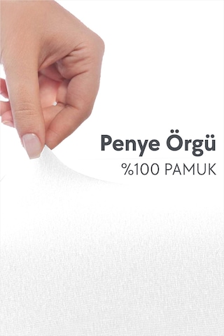 Calmera %100 Pamuk Penye Lastikli Çarşaf Tek Kişilik 90x190 - 100x200 - 120x200 Beyaz