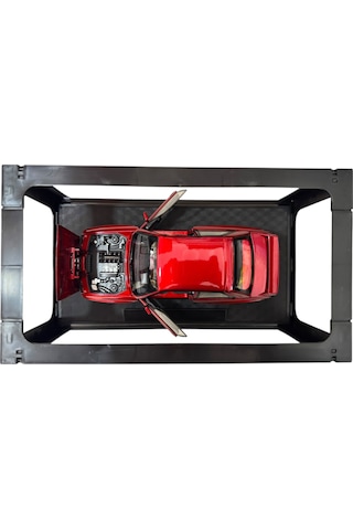 1:24 Metal Model Koleksiyon Araba Bmw M3 Kırmızı 19 Cm Döner Ön Tekerler