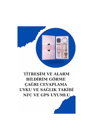 Kadınlar İçin Dokunmatik Ekran Akıllı Saat Ve Gamer Kablosuz Bluetooth Kulaklık Anc Özelliği - 5000