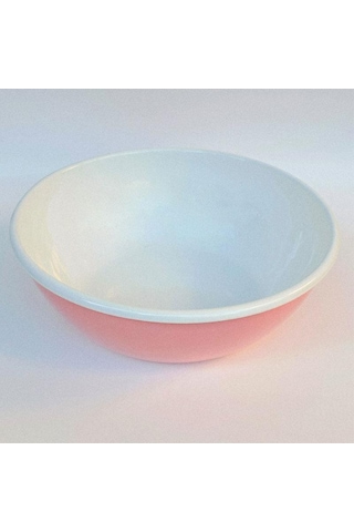 Emaye 32 Cm Kase Pembe Oksit