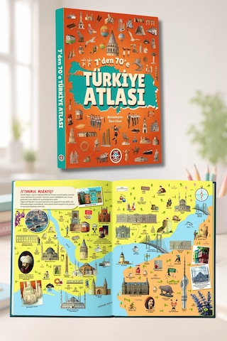 7'den 70'e Türkiye Atlası - Ülkeler Ve Kültürler Eko Paket