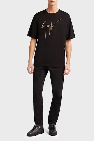 Giuseppe Zanotti Erkek T Shirt Iru2003-001 Siyah Siyah