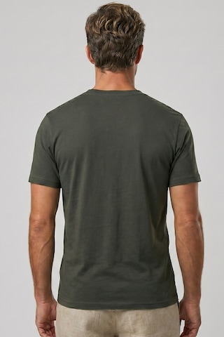 Goffra Erkek Vision Premium Kalite Yoğun Dokulu Pamuklu T-shirt Haki M101-r0220-11