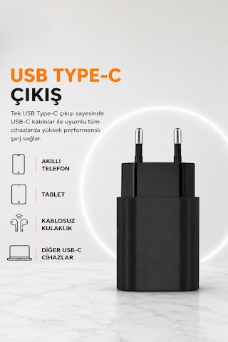 Dexim 25w Usb-c Pd Hızlı Şarj Cihazı