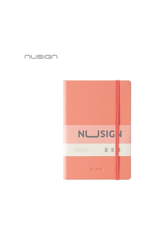 Nusign Deri Kapaklı Defter, Pembe