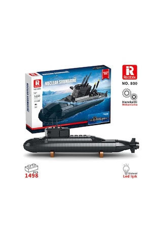 Reobrix 800 Nükleer Denizaltı Yaratıcı Yapı Blok Seti Building Blocks Nuclear Submarine - 1498 Parça
