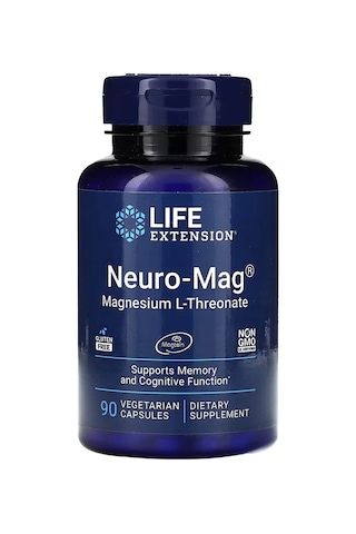 Life Extansion Neuro Mag 90 Kapsül Hafıza Desteği + Zihinsel