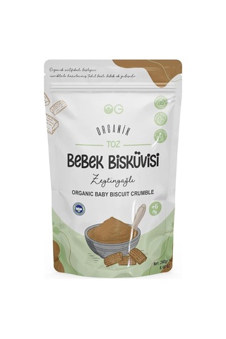 Og Organik Toz Bebek Bisküvisi 240 Gr 6+ Ay