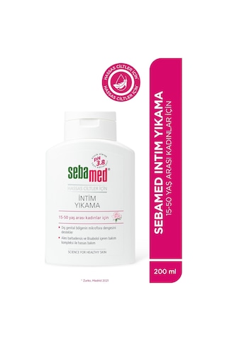 Sebamed İntim Yıkama Jeli - Hassas Ciltler için ph 3.8 Dış Genital Bölge Temizleyici İntim Bakım Ürünü 200 ML