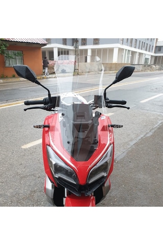Motocam Rks Reale 125 Ön Cam 2023-2026 Model 75cm Şeffaf Renkli 4mm Uzun