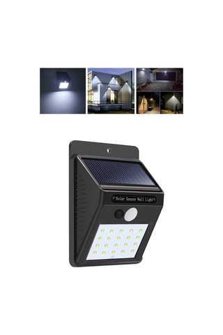 Solar Dekoratif Lambası Sensörlü Led Işık Bahçe Aydınlatma Çok Renkli