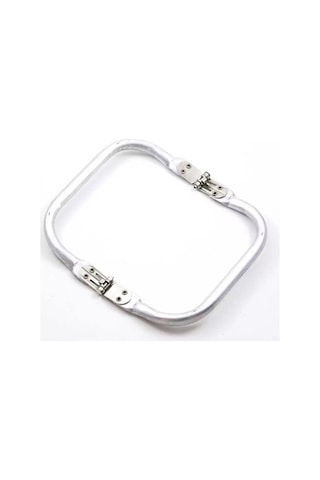 2K Gizli Metal Çanta Bursu 14 Cm - Metal Çanta Aparatı Çanta Aksesuarı Açık Ahşap