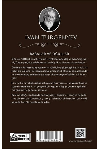 Babalar Ve Oğullar - İvan Turgenyev - Maviçatı (dünya Klasikleri)