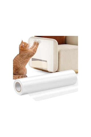 3 M X 30 Cm Kendinden Yapışkanlı Şeffaf Kedi Bandı İle Çizilmeye Karşı Koruma 6395751
