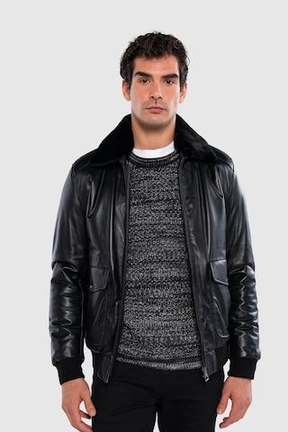 Tamer Tanca Erkek Hakiki Deri Siyah Deri Mont 415 Klj-2071 Erk Dr Mont Sk24/25 Sıyah Dr Siyah