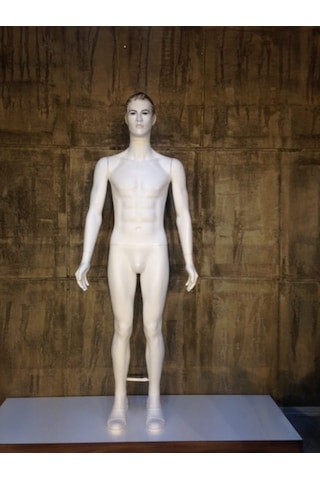 Vitrinraf Vitrin Mankeni Erkek Plastik Boy Mankeni Makyajlı Beyaz Vitrinraf Vitrin Mankeni Erkek Plastik Boy Mankeni Makyajlı Beyaz