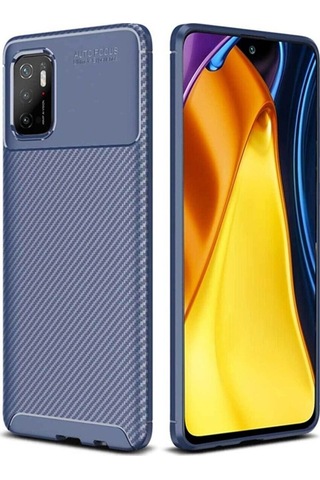 Xiaomi Poco M3 Pro Karbon Görünüm Negro Silikon Kilif 545505759