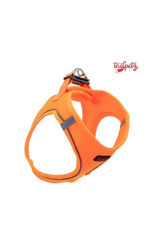 Tailpetz Air Mesh Köpek Göğüs Tasması (S) Neon Turuncu