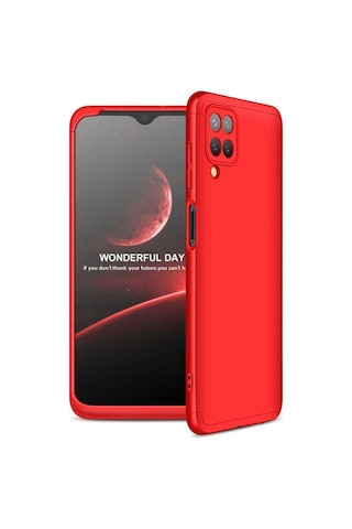 Galaxy M12 Kılıf Zore Ays Kapak Kırmızı