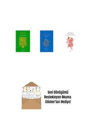 Kuru Gürültü Ciltli + Bir Yazdönümü Gecesi Rüyası Ciltli + Fırtına + Okuma Sticker'ları