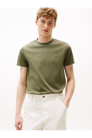 Tommy Hilfiger Mw0mw33202 Luxury Erkek Tişört Yeşil