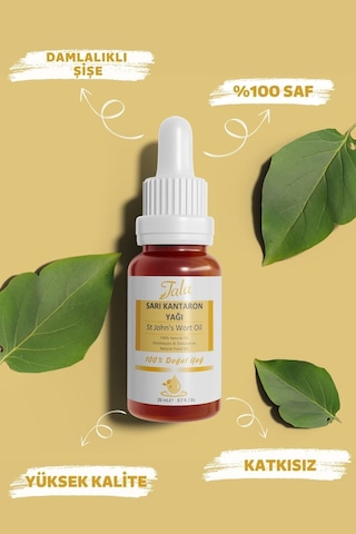 Tala Sarı Kantaron Yağı %100 Saf Ve Doğal Soğuk Sıkım 20 ML