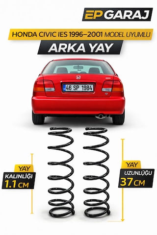 Honda Civic İes 1996 2001 Model Uyumlu Arka Yay Takımı Oem Yay