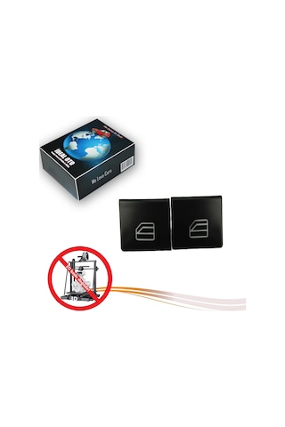 Mercedes C W204 E W212 Ön Sol İkili Cam Açma Düğme Kapağı 2x