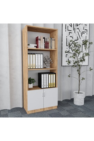 Padova 5'li Ofis Takımı  Model 3 Çam Beyaz