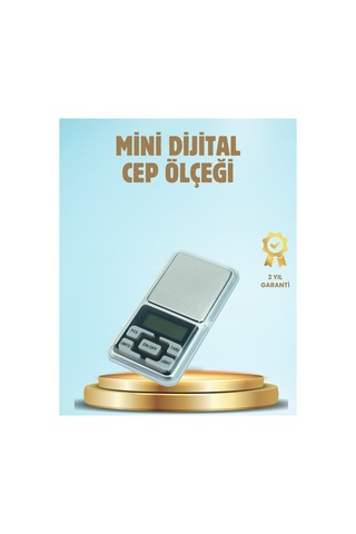 300 Gr Hassas Cep Terazisi Mavi Işıklı Lcd Ekranlı - Hs08376708-1054