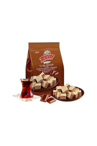Today Küp Gofret Çikolatalı 200Gr. (1 Paket)
