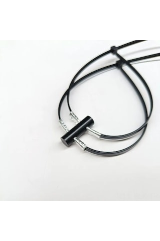 Xindoker Bisiklet Ayak Tabanı Alev Taşı Seti - 1 Adet Taş + 1 Adet Bağlama Kordonu - Yolculukta Çarpıcı Alev Efekti Siyah