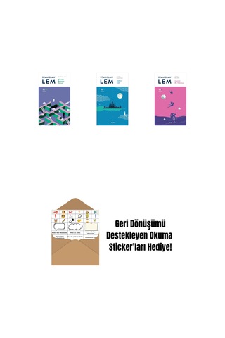 Küvette Bulunan Günce Sl14 + Yukarı Kale Sl11 + İnsanın Bir Dakikası Sl5 + Okuma Sticker'ları