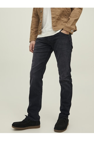 Jack & Jones Erkek Glenn Fox 147 Slim Fit Jean - 12223627 Black Denim