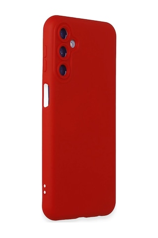 Uray Store Samsung Galaxy Uyumlu  M14 5g Kılıf Nano İçi Kadife Silikon - Kırmızı