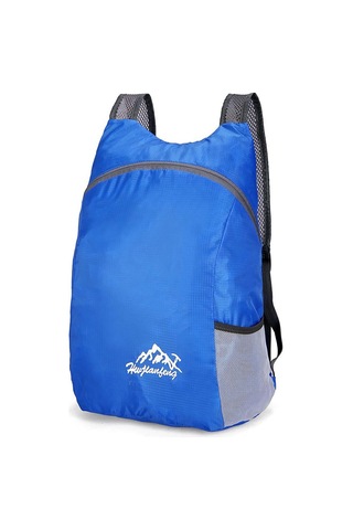 Mavi Katlanabilir Sırt Çantası Açık Seyahat Su Geçirmez Spor Kamp Yürüyüş Sırt Çantaları