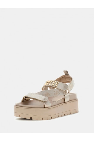 Guess Fetta Kadın Çok Renkli Sandalet Fljfttfal03-cream Çok Renkli