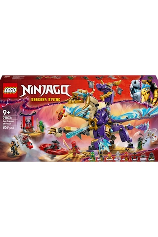 LEGO® NINJAGO® Odak Ark Ejderhası 71836 - 9 Yaş ve Üzeri Çocuklar için 8 Ninja Minifigürü İçeren Yaratıcı Oyuncak Yapım Seti (869 Parça)