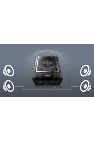 Alpine Koltuk Altı Bas Pwd-x5 4.1 Kanal Dsp Amfili Subwoofer