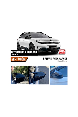 Cıtroen C5 Cactus Yarasa Ayna Kapağı Batman Parlak Siyah Piano Black