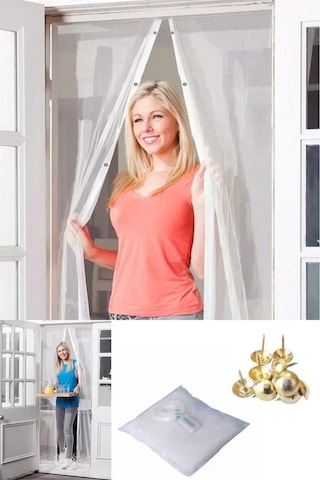 Mıknatıslı Kapı Sinekliği Tül Perde 105 X 210 Cm 5272