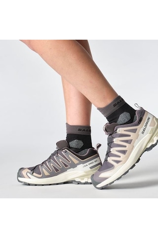 Salomon Xa Pro 3d V9 Gore-tex Kdn Nine Iron/oxford Tan/alfalfa Outdoor Ayakkabı L47744700 Mor