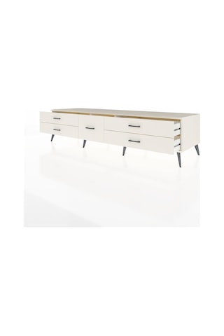 Kronos Tv Ünitesi 5 Çekmeceli 220x59x51 Aytaşı-aytaşı Aytası/aytası - Aytası