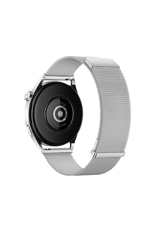 Novstrap Huawei Watch Gt4 41mm Gt5 41mm İle Uyumlu Kordon 18mm Çift Mıknatıslı Lansman Metal Hasır Çelik Kayış