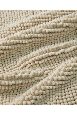 English Home Macaroni Kaydırmaz Taban Banyo Paspası 50x80 Cm Bej Bej