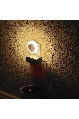 Maxaccess 1/2 Adet Otomatik Sensörlü Dokunmatik Gece Lambası, Amerikan Fişi, Koridor, Banyo, Yatak Odası, Mutfak, Oturma Odası İçin, Sıcak Işık, 2'li Paket