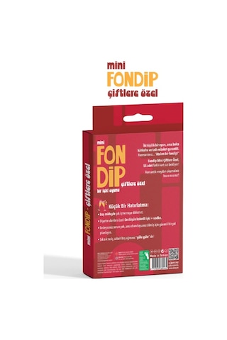 Mini Fondip Çiftlere Özel Eğlenceli Kart Oyunu