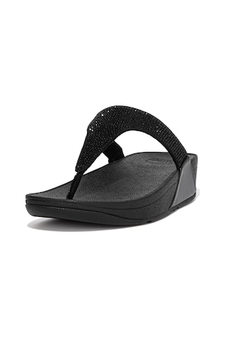 Roncato 090 All Black Terlik Kadın Diğer Ec5-090 /a94 Fitflop Lulu Crystal Toe-post Siyah