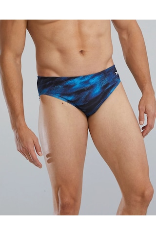 Tyr Durafast Elite Erkek Brief Mayo - Soren Siyah - Mavi