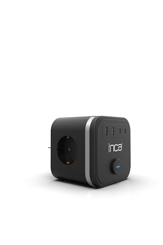 INCA IPW-47SY 3Port 2xUSB+2xType-C Led Tuşlu Duvar Prizi